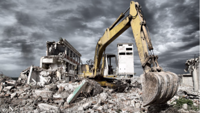 Демонтаж зданий и сооружений в Кодинске