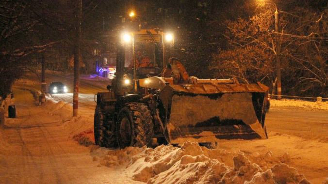 Безперебойная уборка снега в Норильске